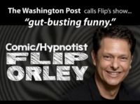 Comic/Hypnotist Flip Orley